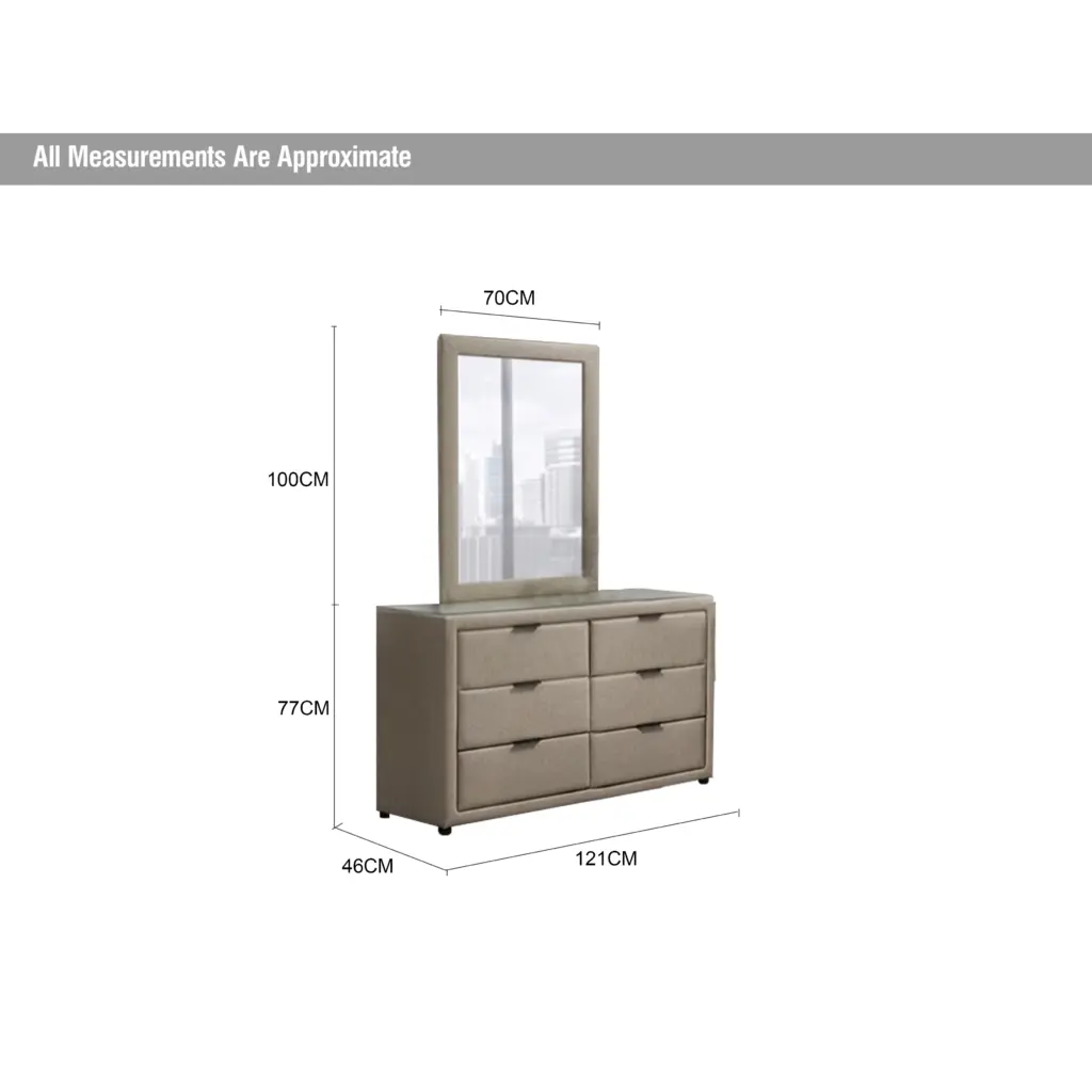 Luxora Dresser Mirror Dia United Furniture