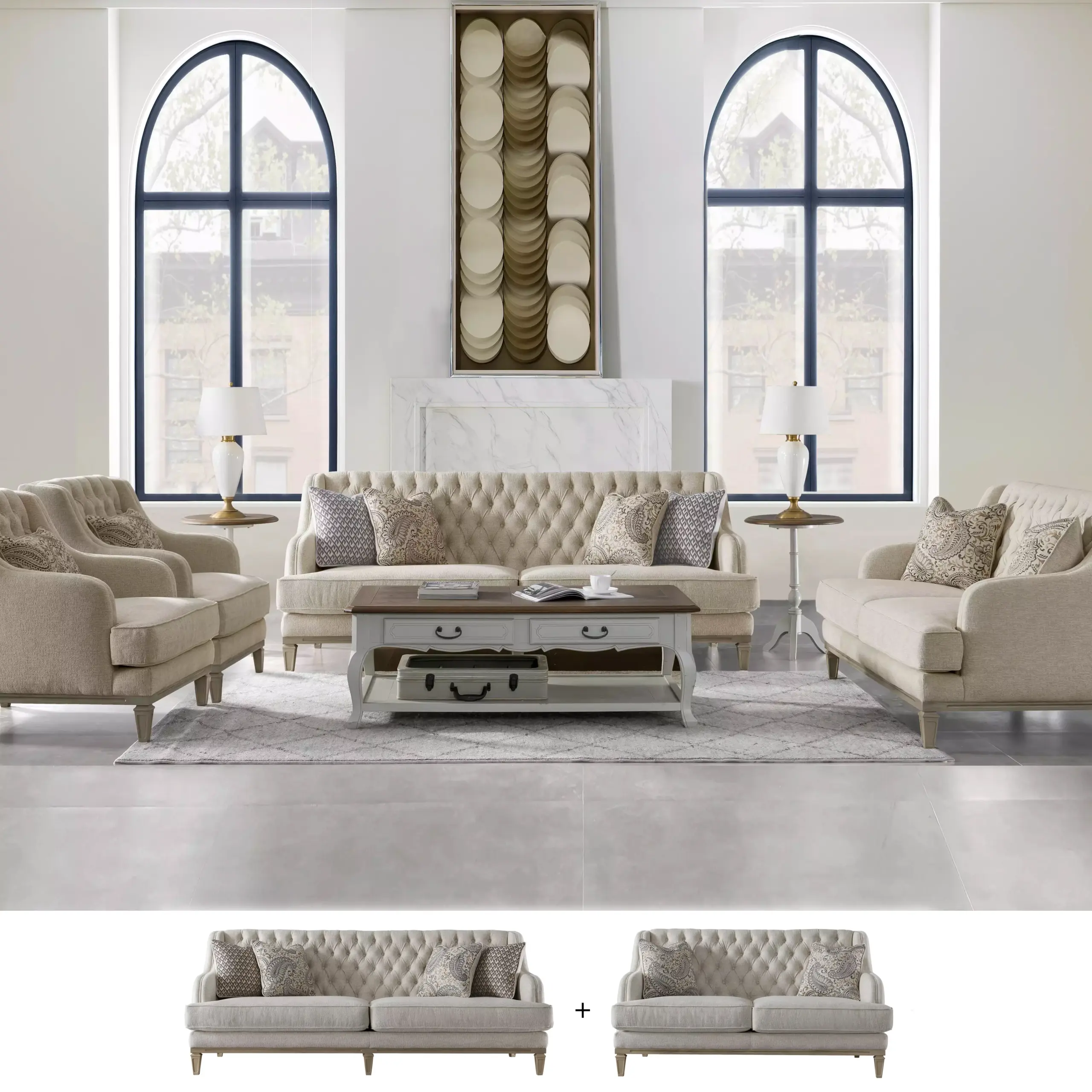 Mehnaz Sofa Set 32 A United Furniture