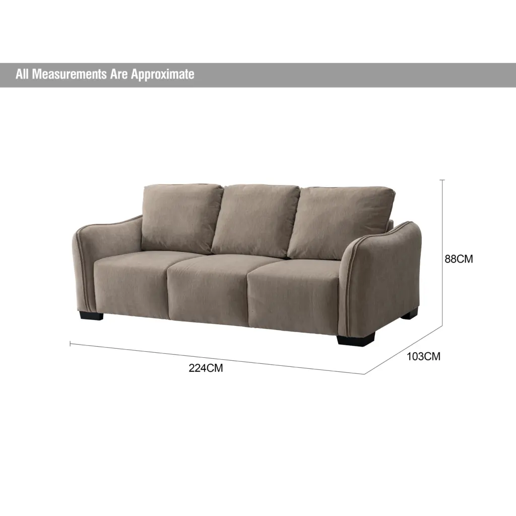 Rooney 3 Seater Sofa Dia United Furniture