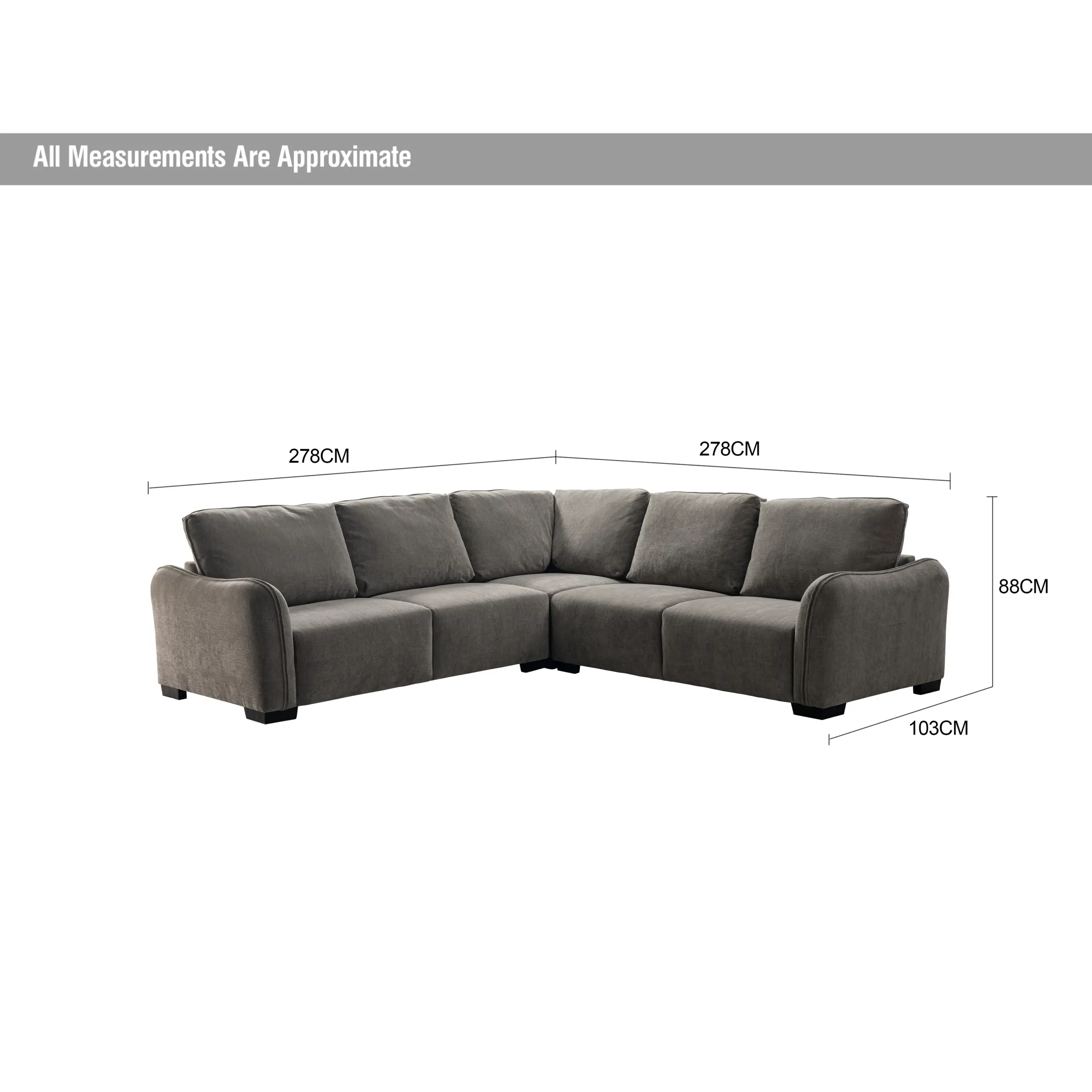 Rooney Sectional Corner Sofa Dia United Furniture