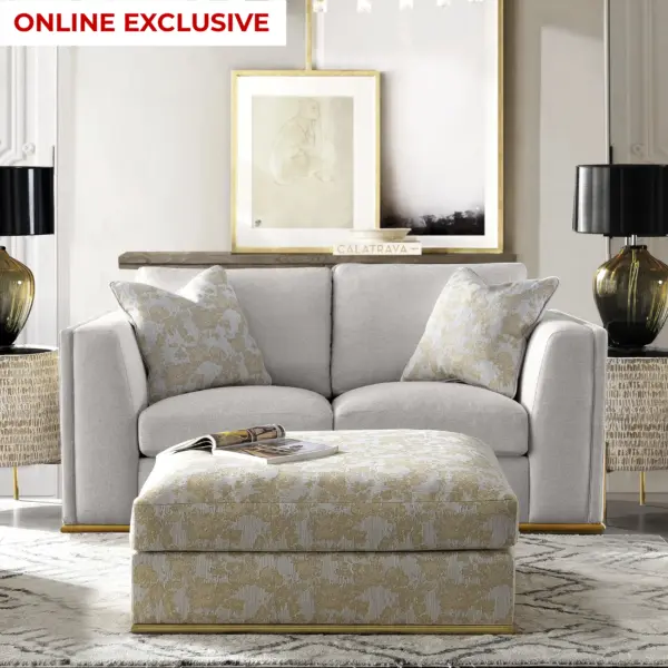 Doro 2 Seater Sofa - White