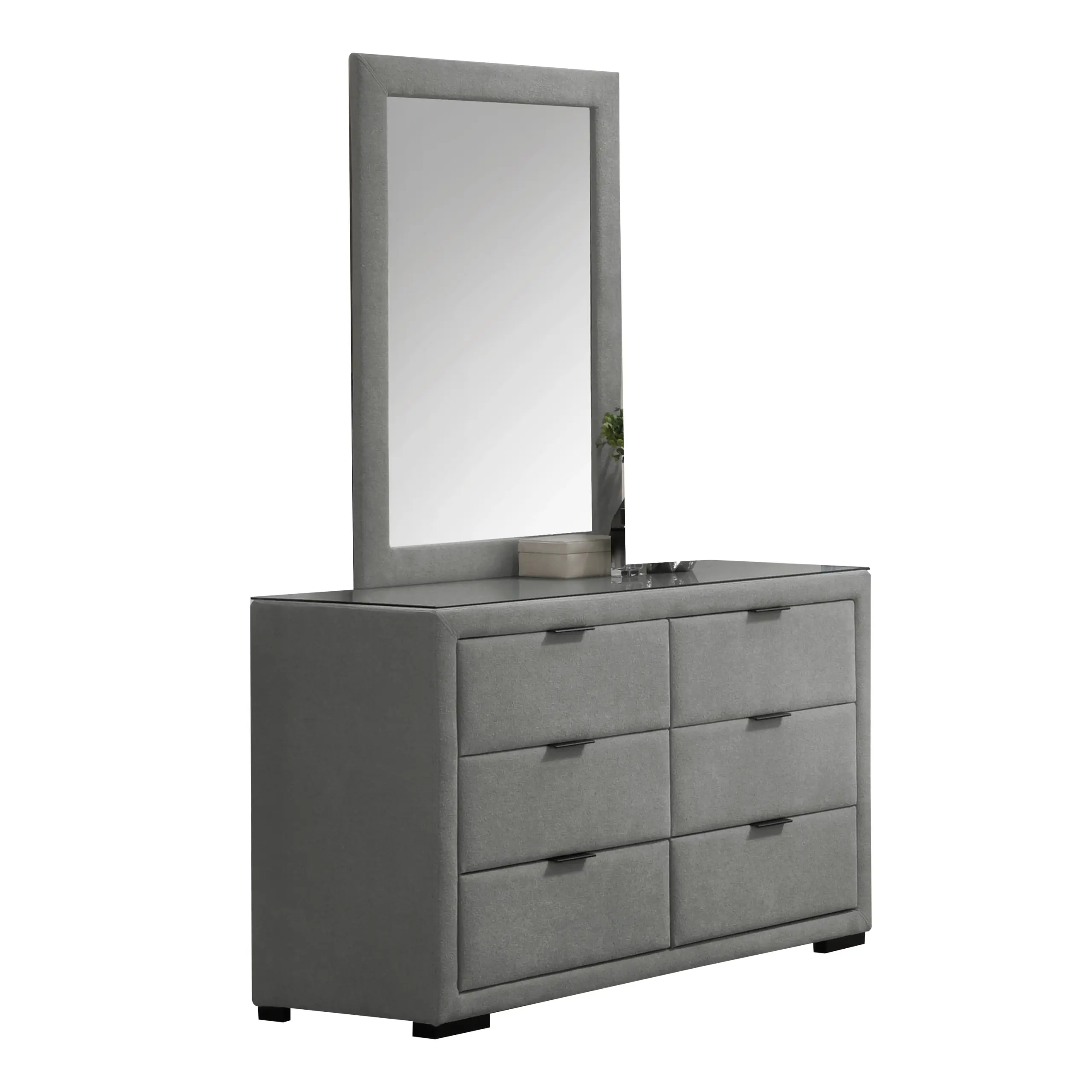 Nebula Dresser Mirror Grey United Furniture