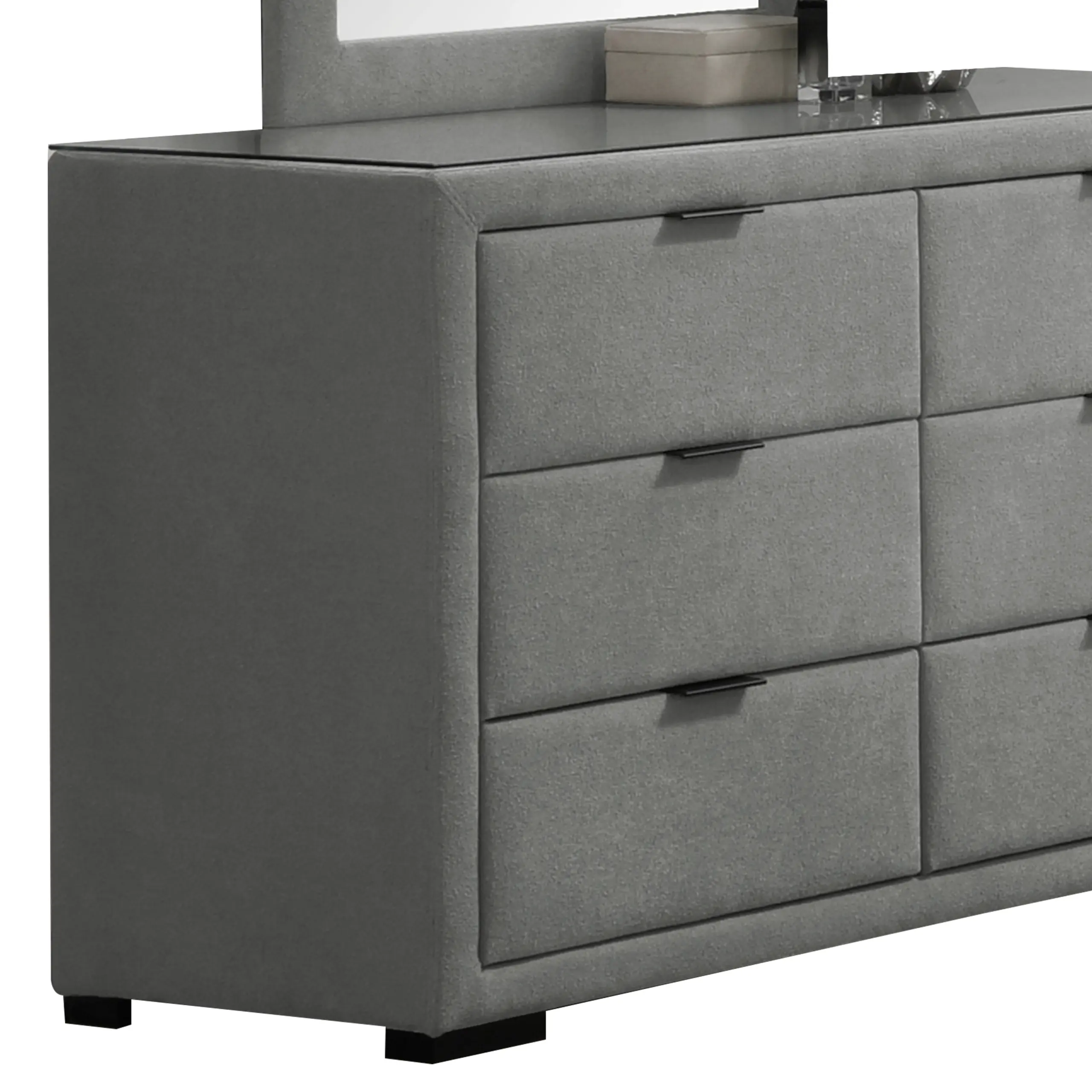 Nebula Dresser Mirror Grey Swatch United Furniture