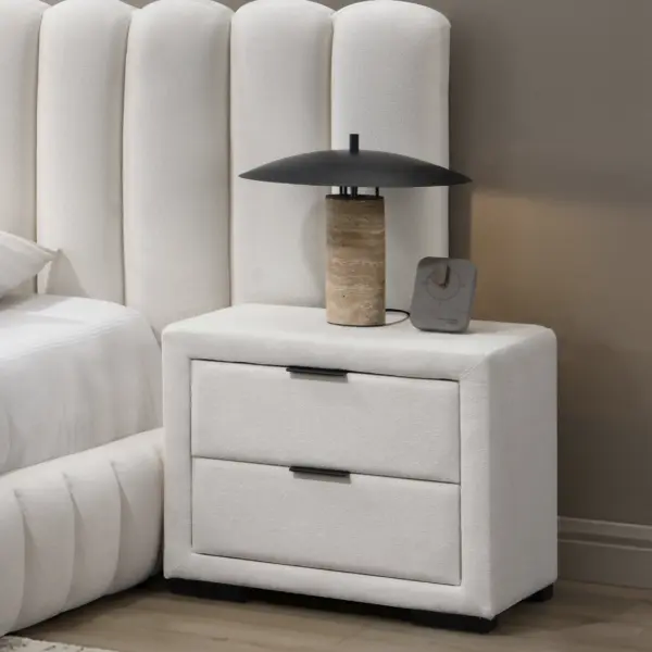 Royalis Night Stand - Cream