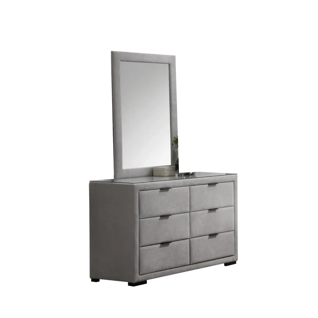 Royalis Grey Dsresser Mirror B United Furniture