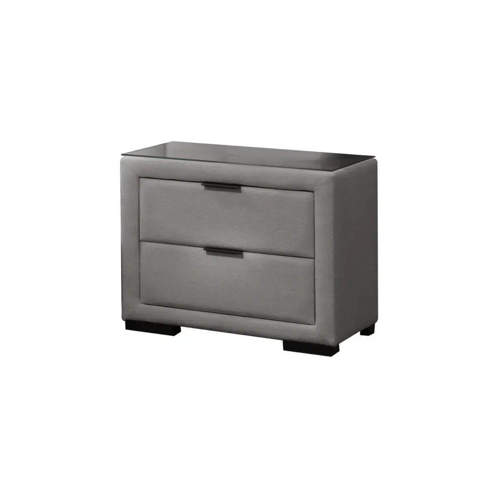 Royalis Grey Night Stand B United Furniture