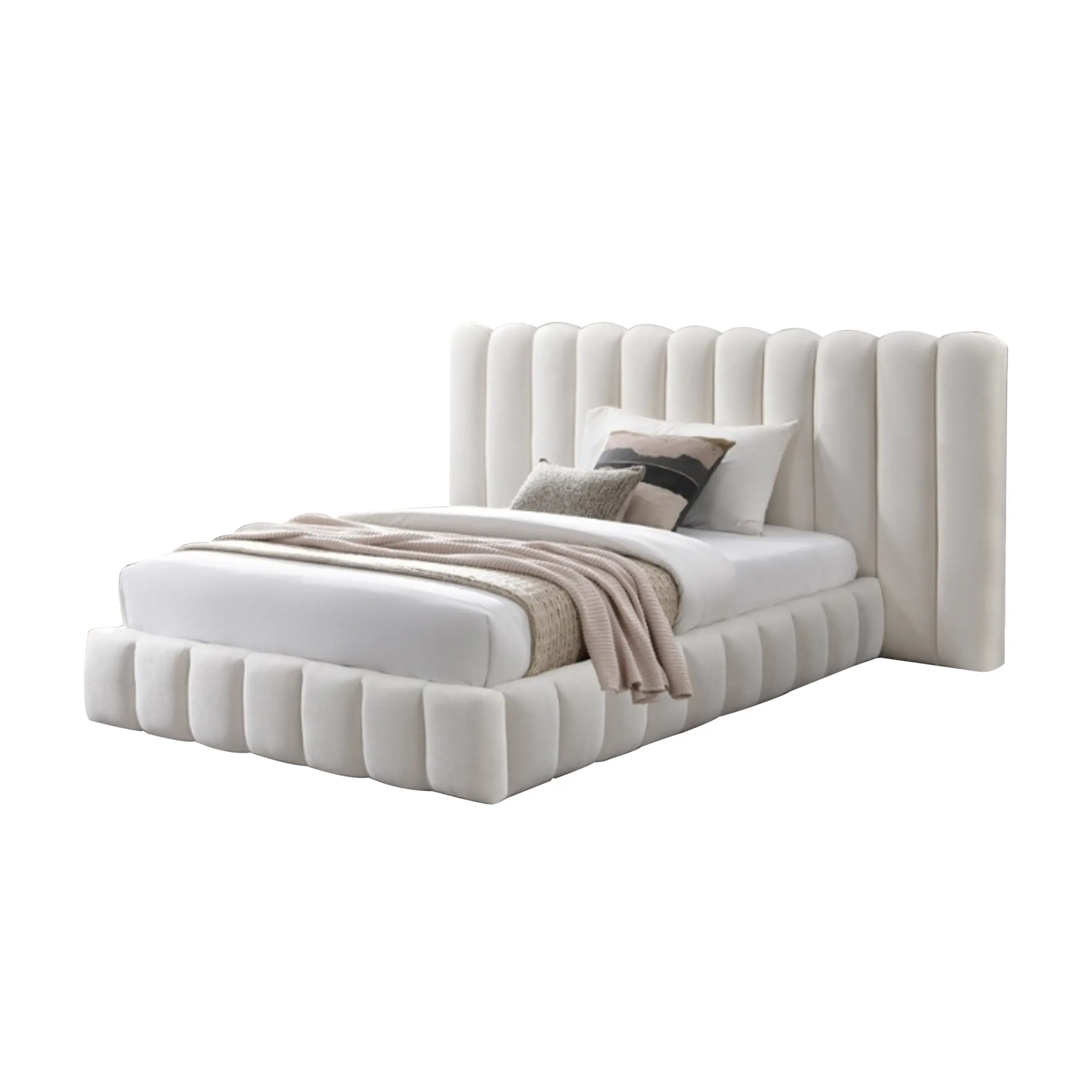 Royalis Single Bed Cream United Furniture
