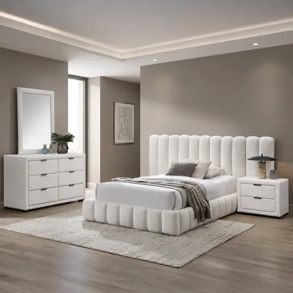 Royalis Single Bed - Cream
