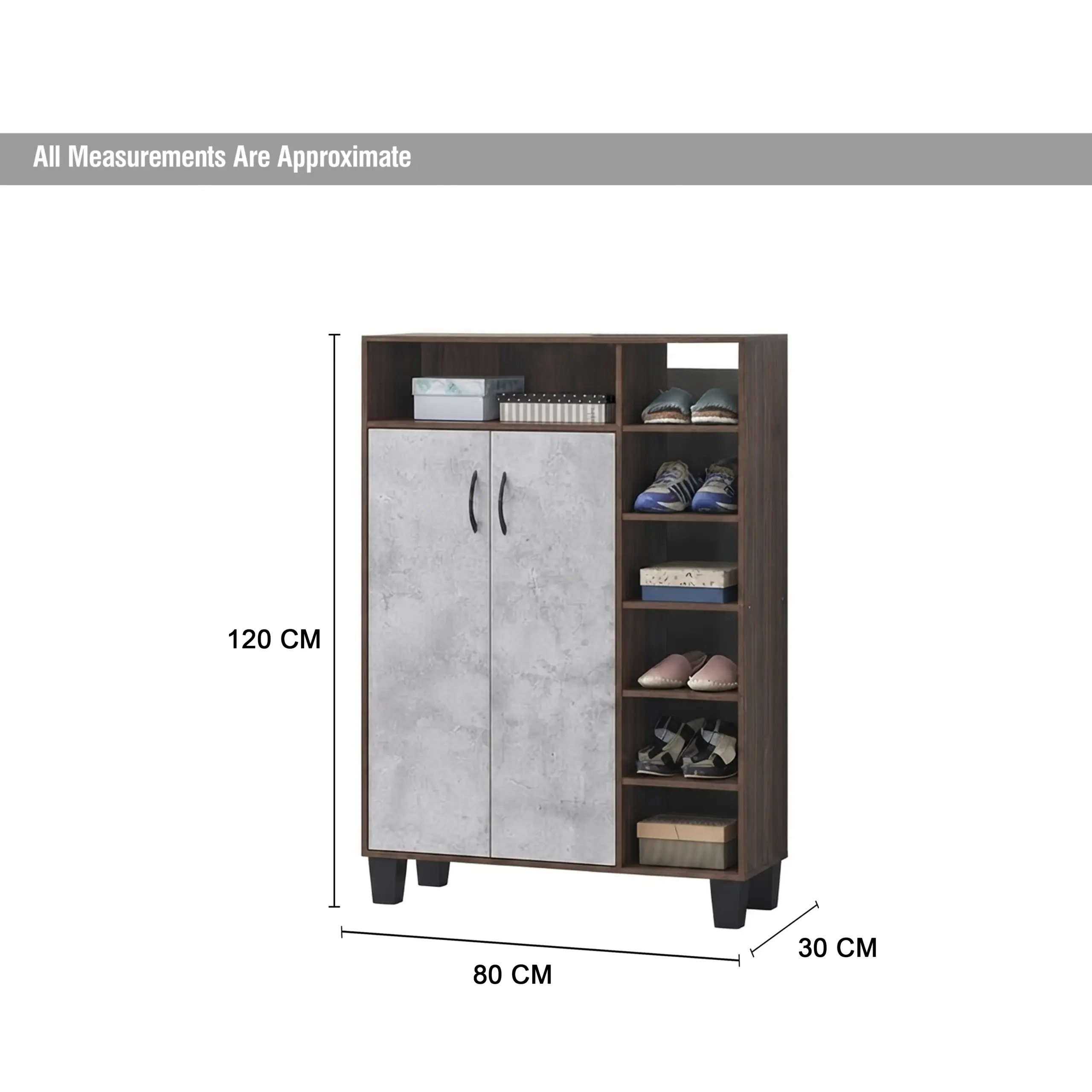 Stride Shoe Cabinet Dim United Furniture
