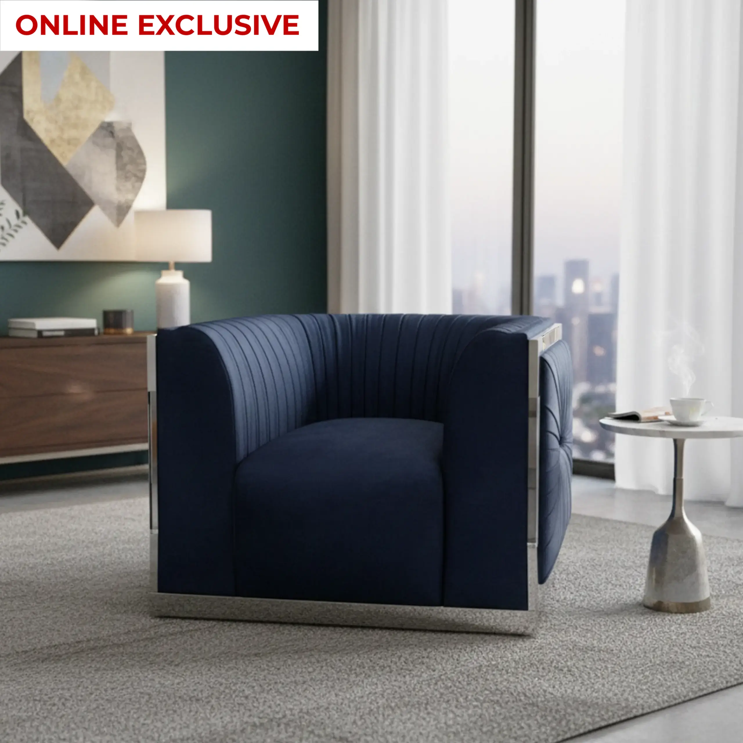 Tiffany Accent Chair Oe United Furniture