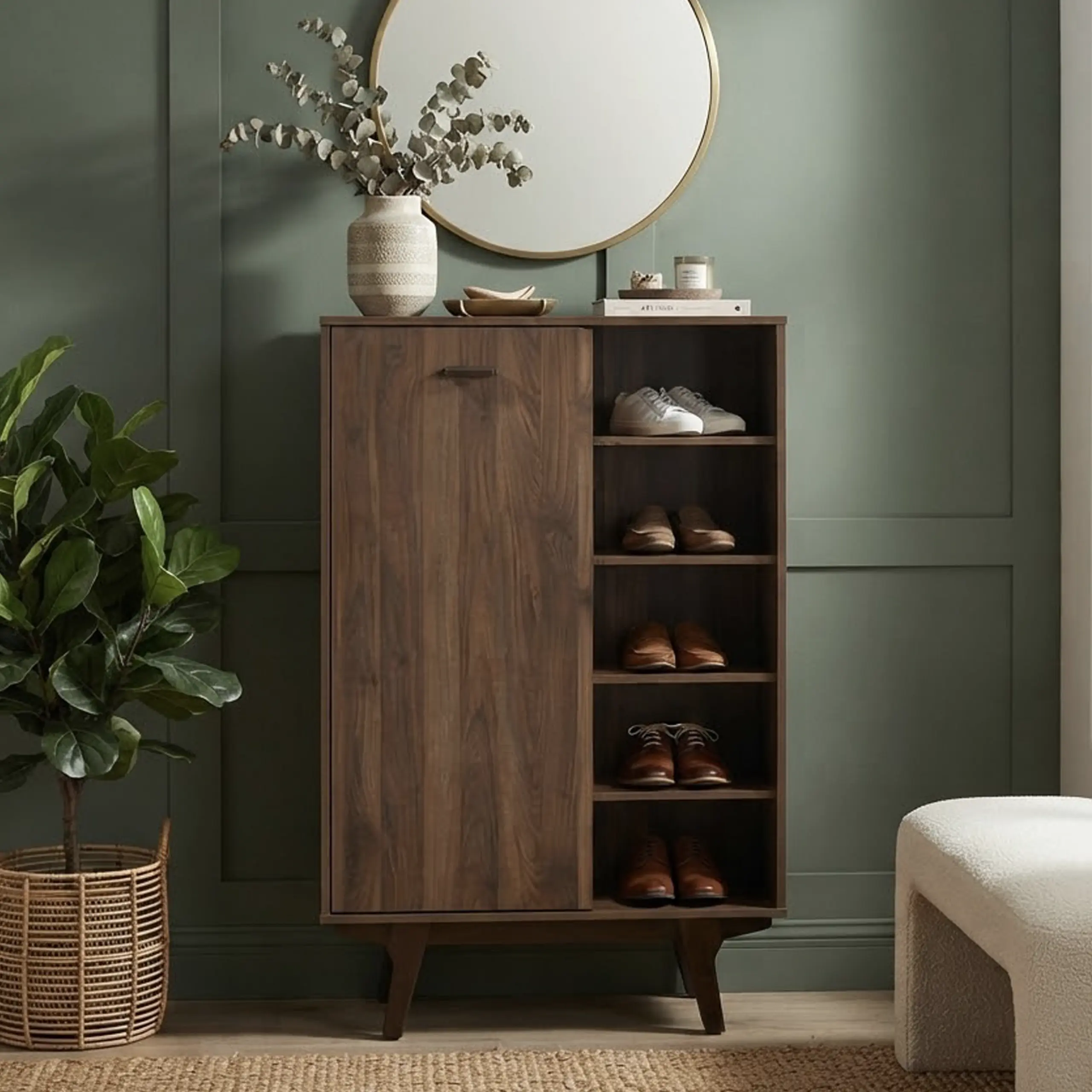 Zavion Shoe Cabinet Bg 2 United Furniture