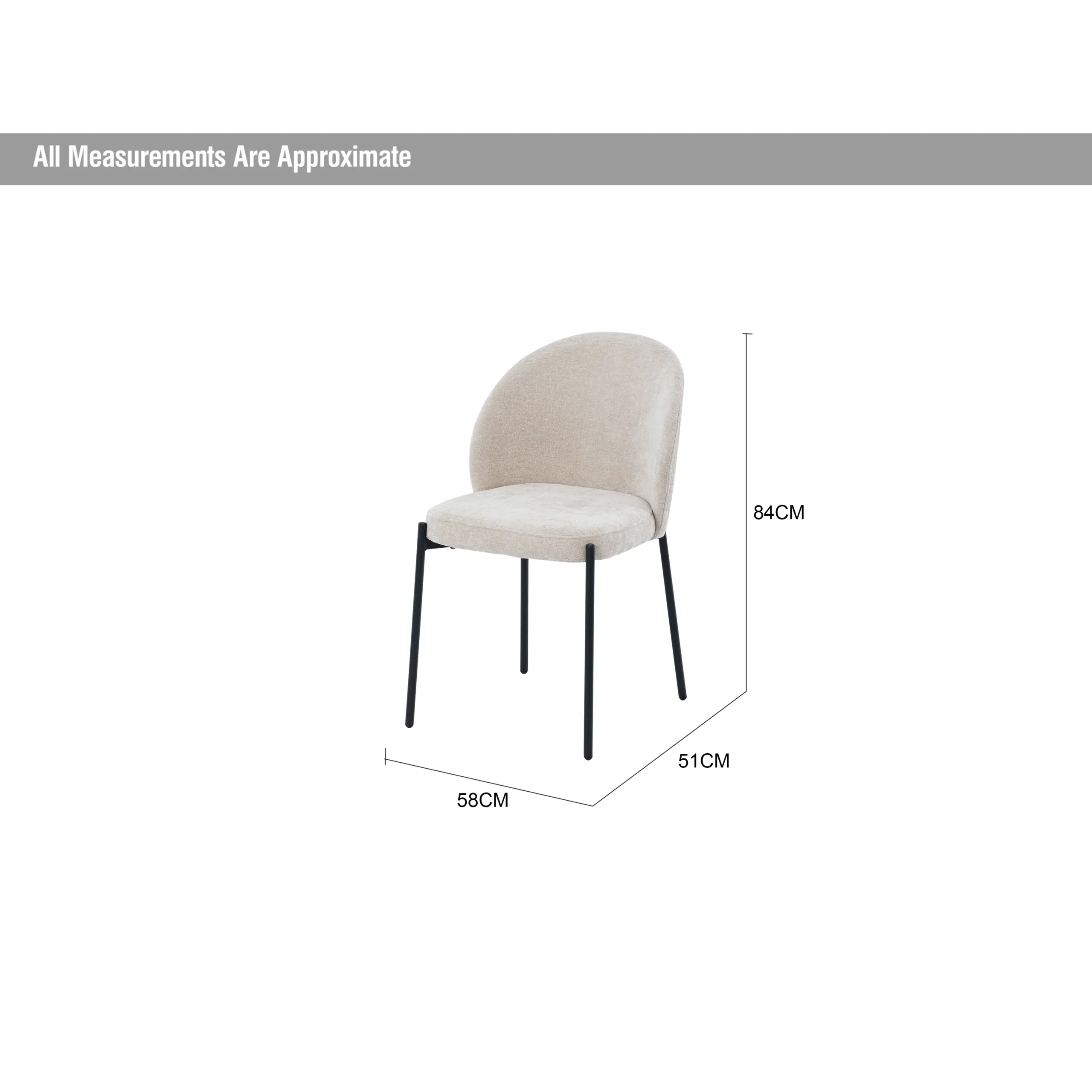 Attica Dining Chair Beige United Furniture