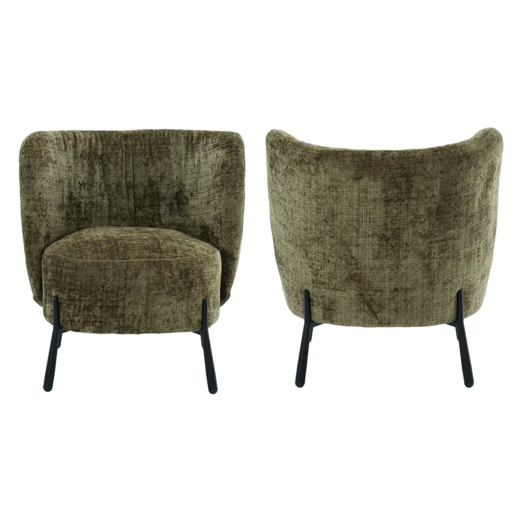 Brodie Accent Chair And Foot Rest Green 1 United Furniture