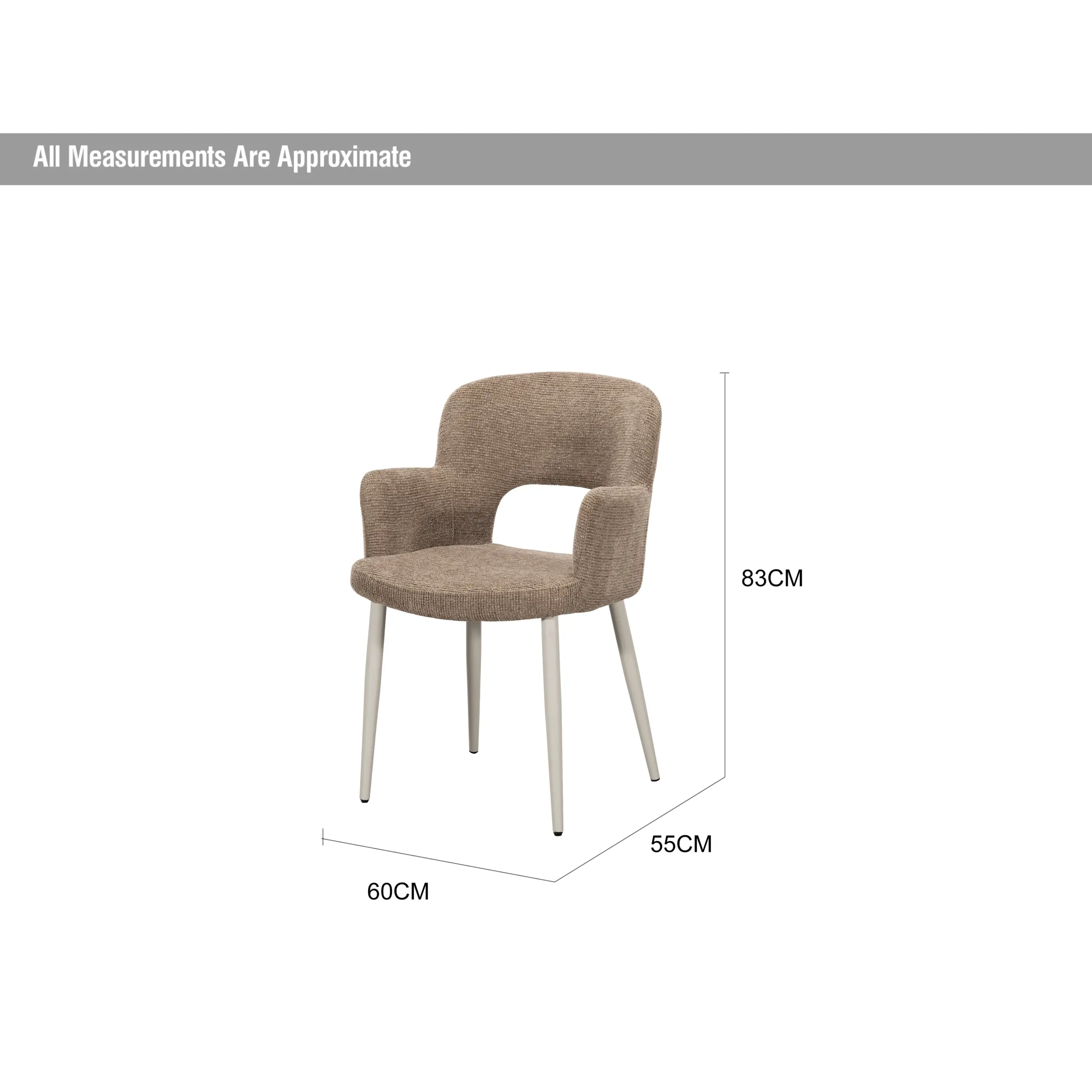 Cavlo Dining Chair Light Brown Dia United Furniture