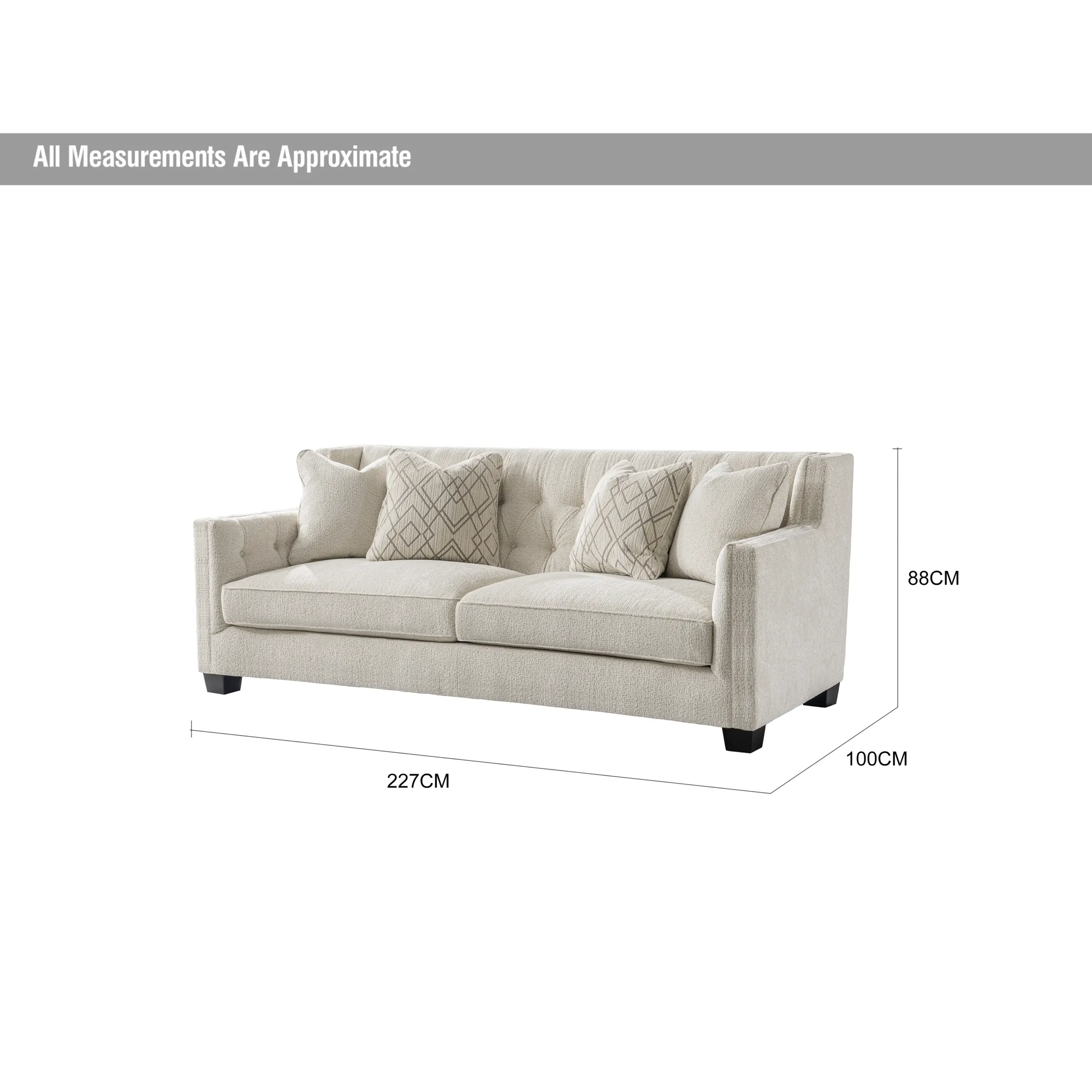 Finn 3 Seater Sofa Dia United Furniture
