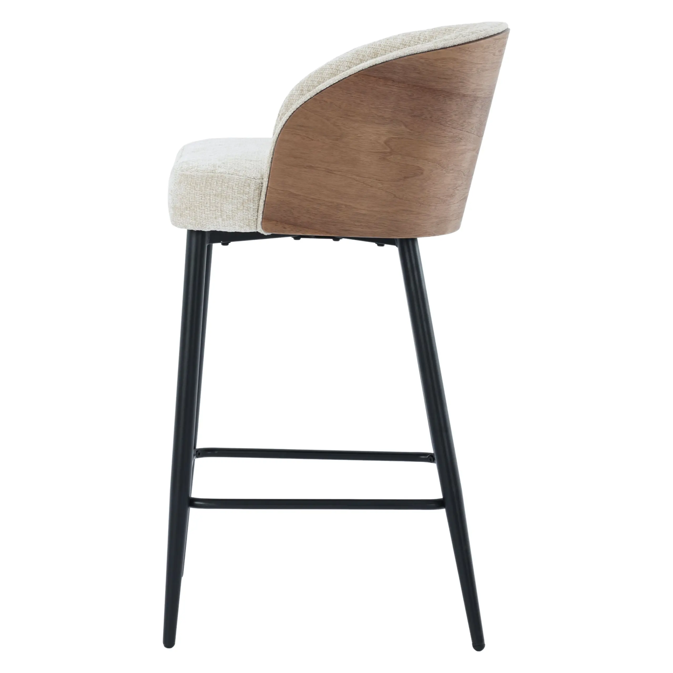 Gresham Bar Stool Beige 2 United Furniture