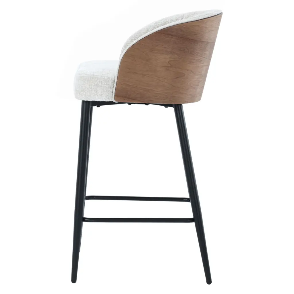 Gresham Bar Stool Lt Beige B United Furniture