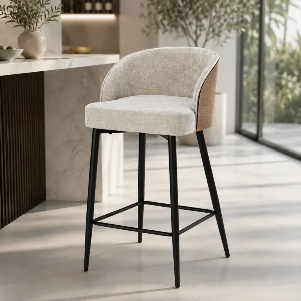 Gresham Bar Stool - Beige