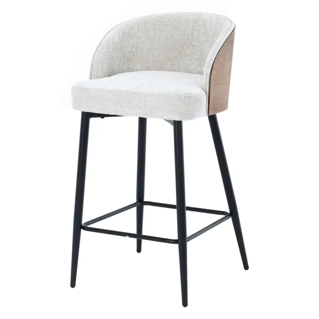 Gresham Bar Stool Lt Beige C United Furniture