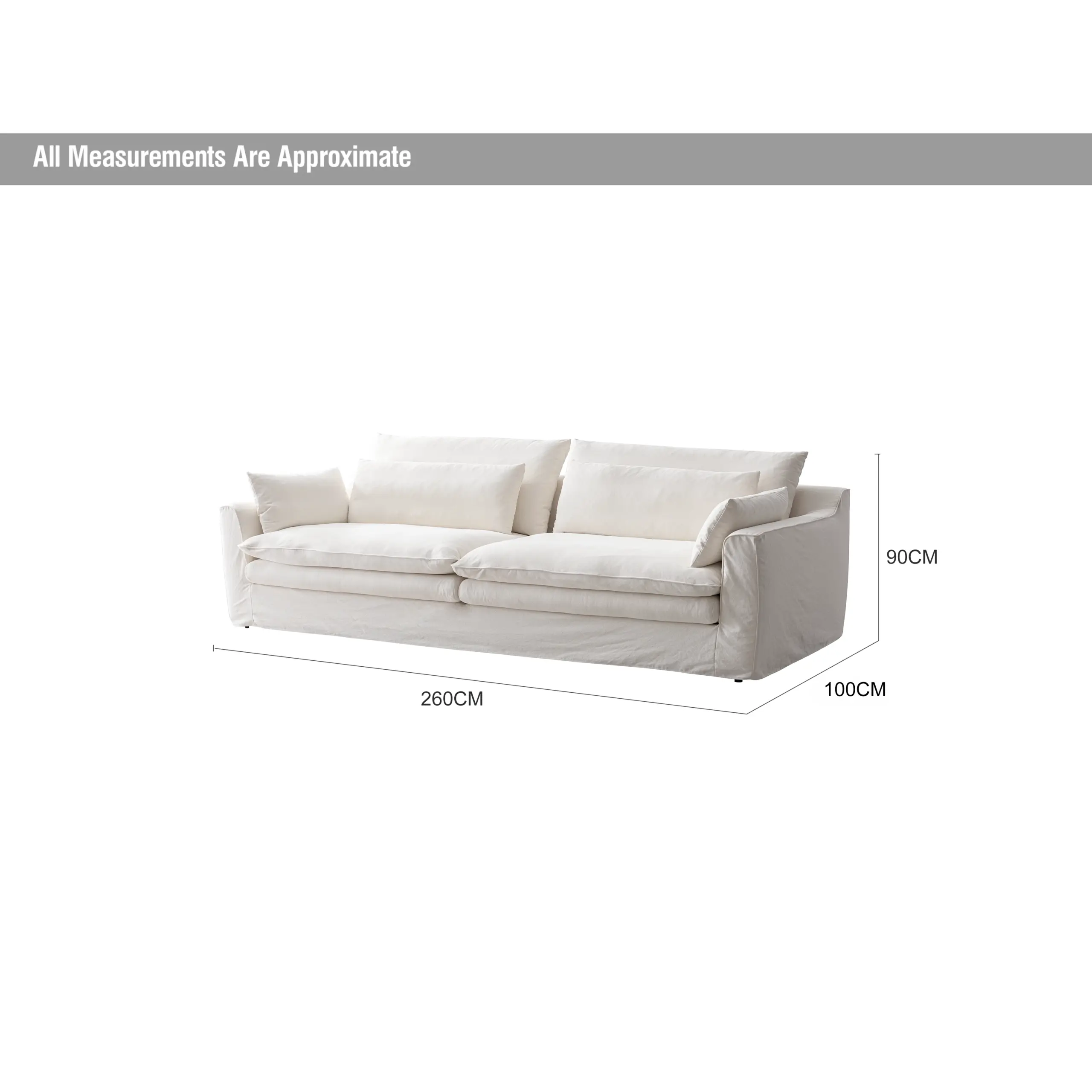 Stack 4 Seater Beige Dia 1 United Furniture