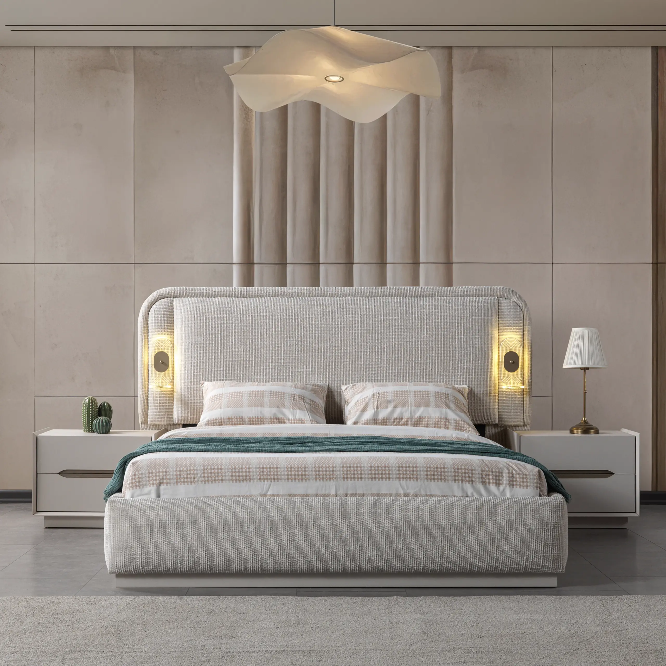 Velar King Bed A United Furniture