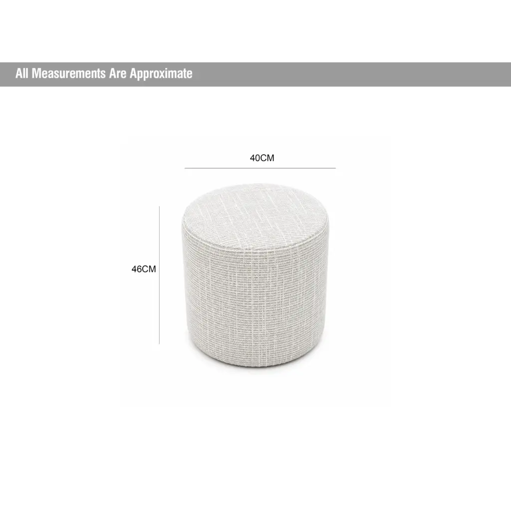 Velar Pouf Dia United Furniture