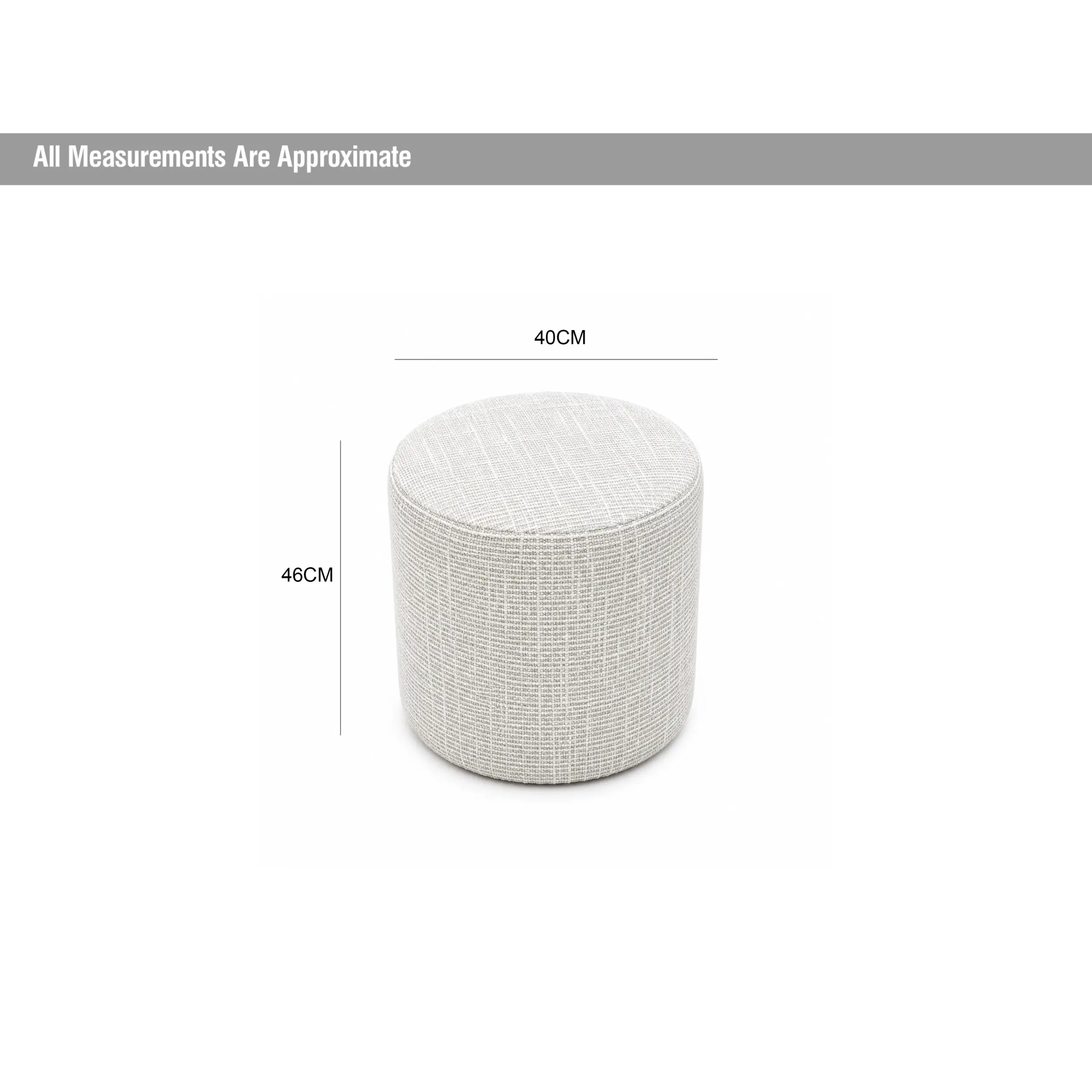 Velar Pouf Dia United Furniture
