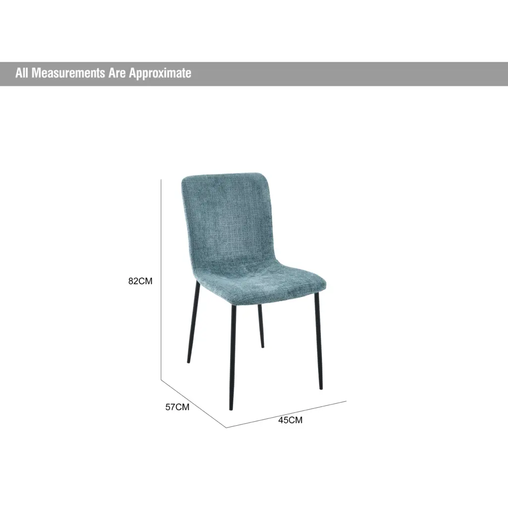 Zyra Dining Chair Blue United Furniture