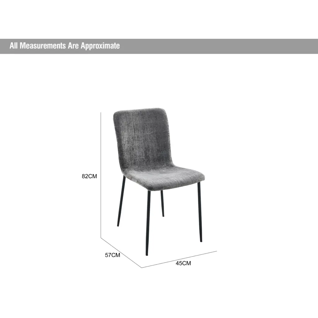 Zyra Dining Chair Grey United Furniture
