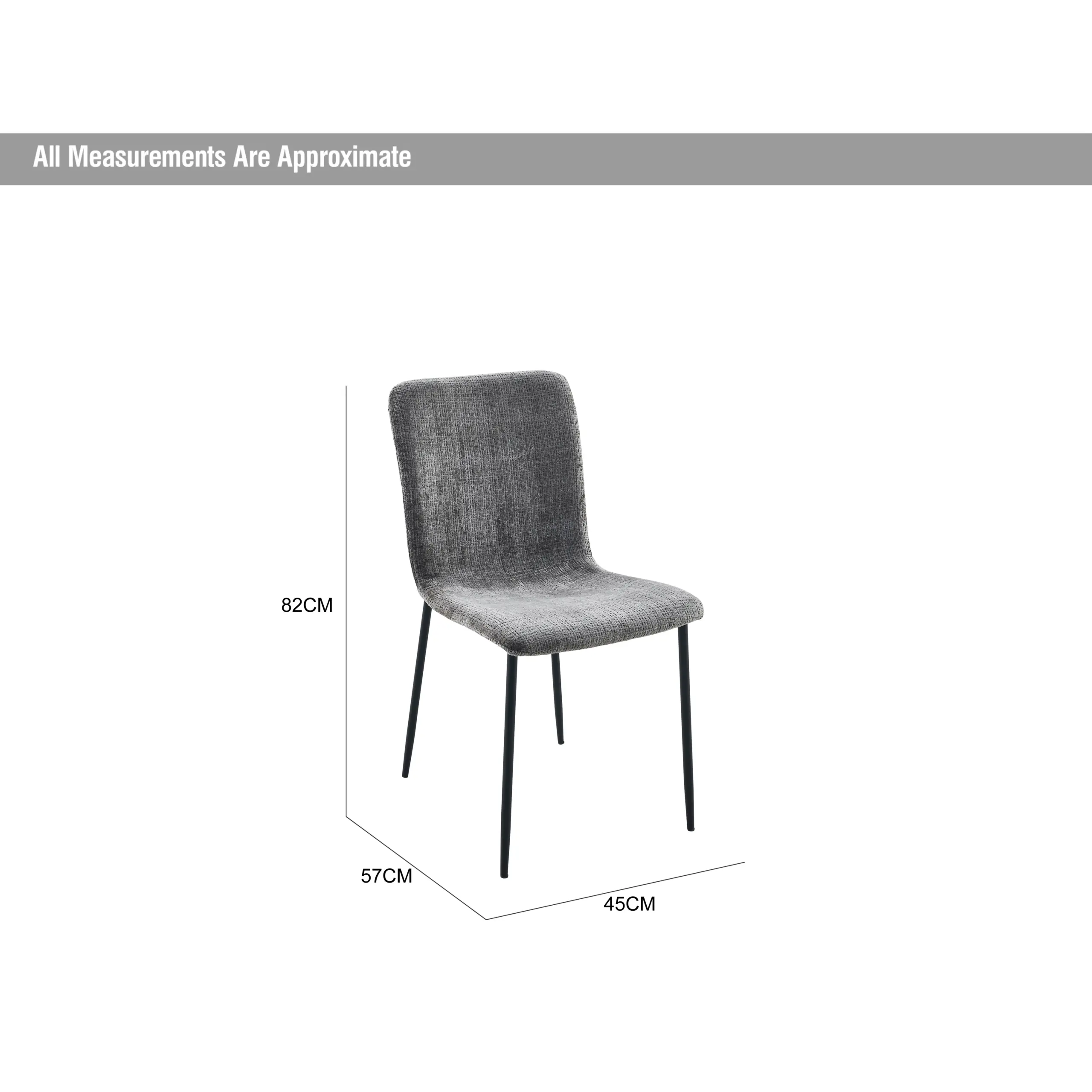 Zyra Dining Chair Grey United Furniture