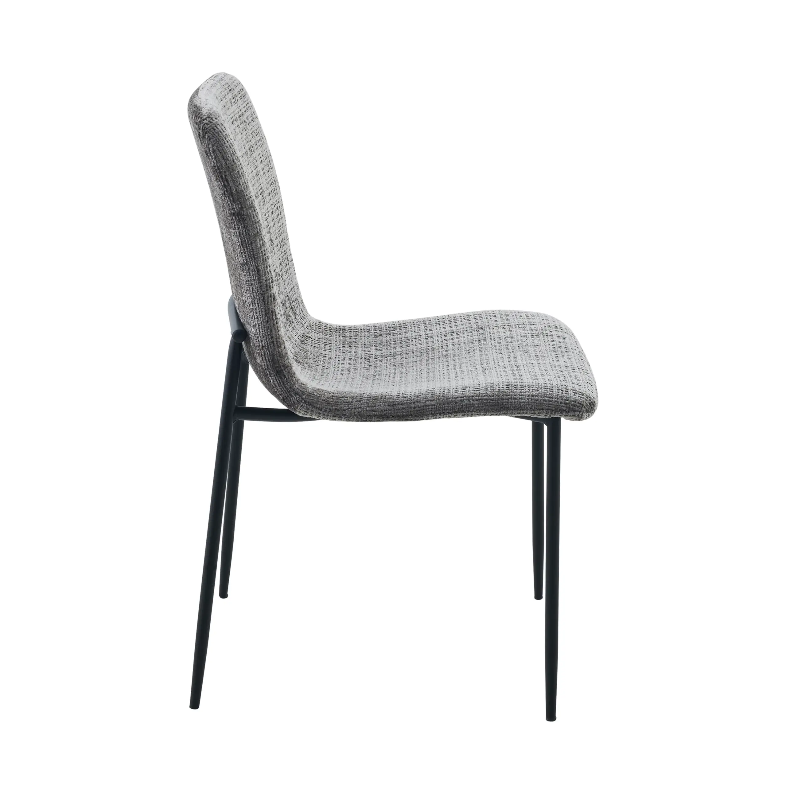 Zyra Dining Chair Grey Side United Furniture