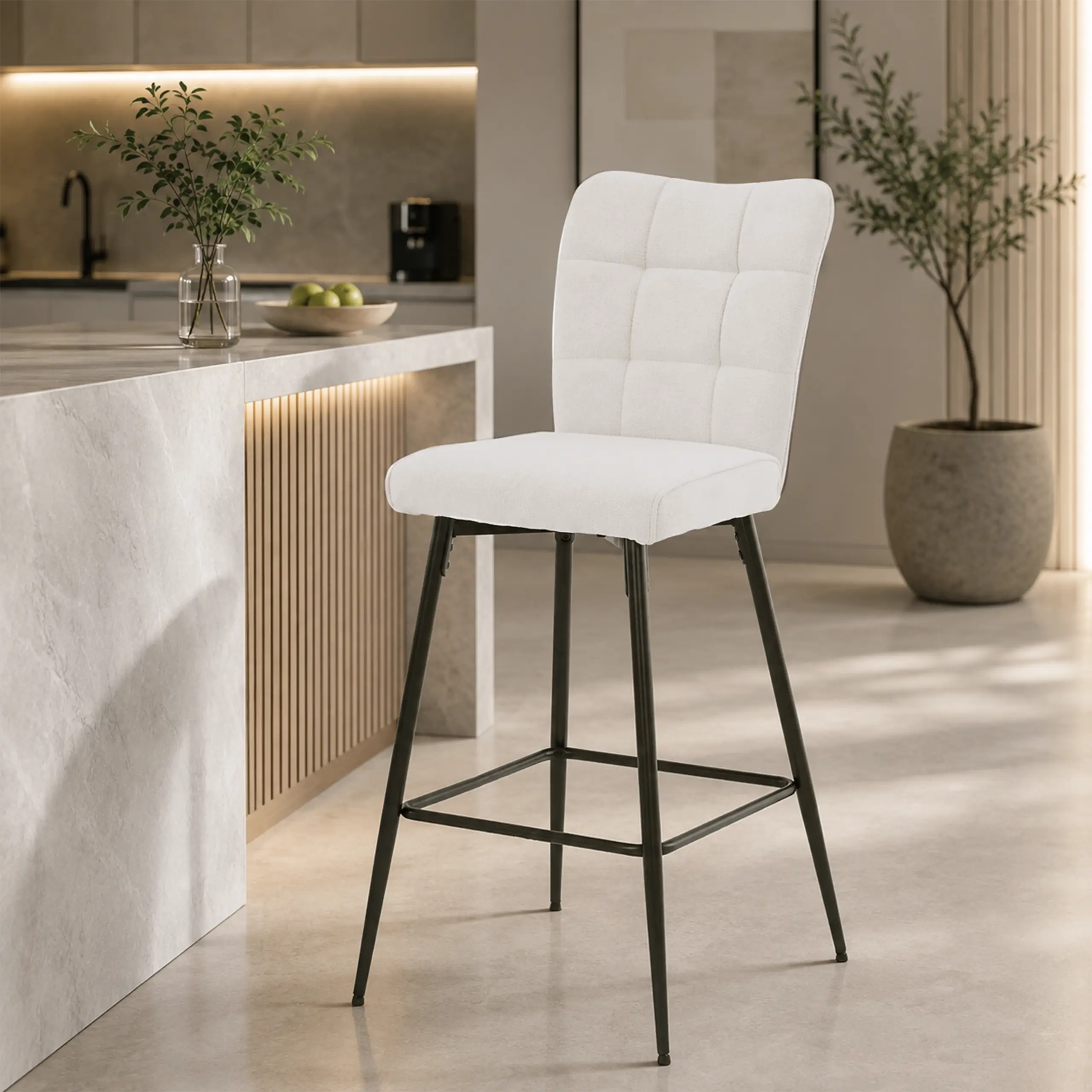 Baxter Bar Stool Beige Bg United Furniture