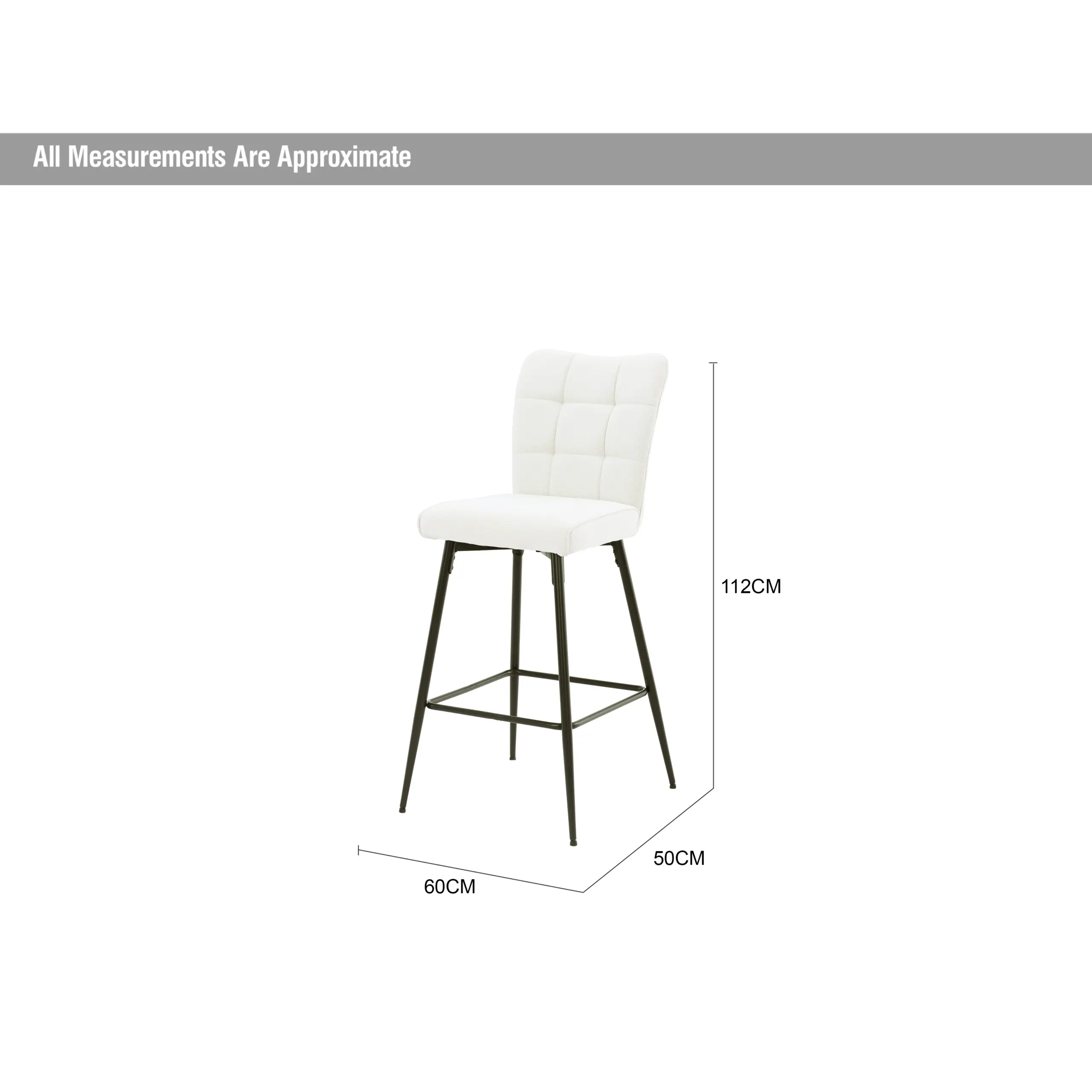 Baxter Bar Stool Beige Dia United Furniture