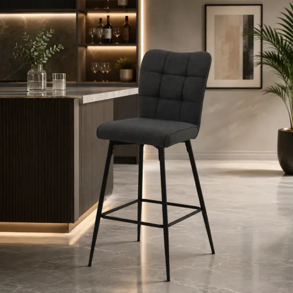 Baxter Bar Stool - Dark Grey