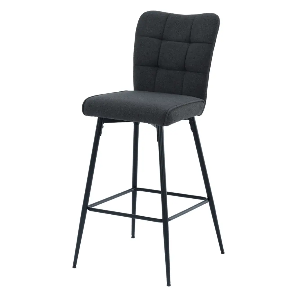 Baxter Bar Stool Grey 1 United Furniture