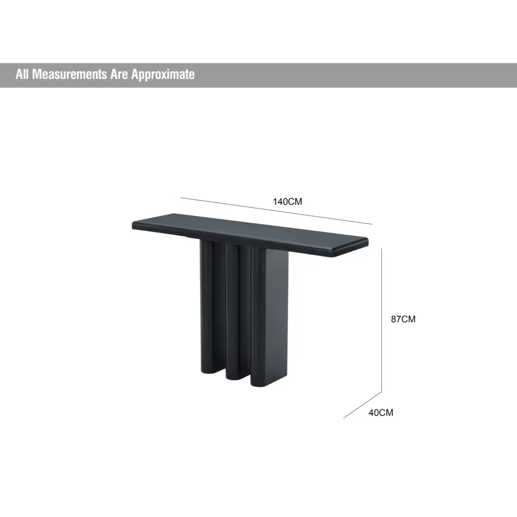 Bina Console Black Dia United Furniture