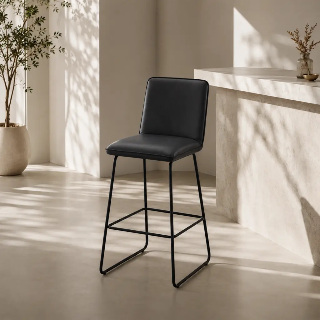 Cloud Bar Stool Black United Furniture