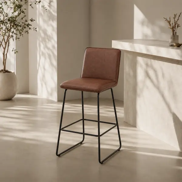 Cloud Bar Stool - Brown