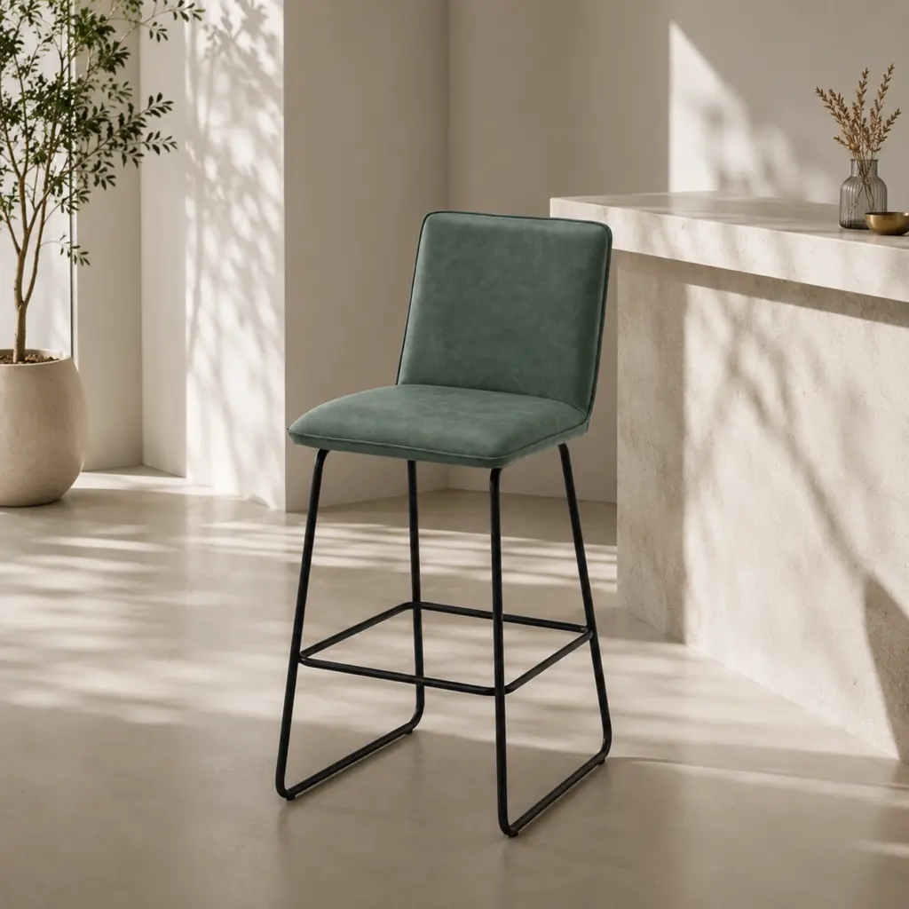 Cloud Bar Stool Green United Furniture