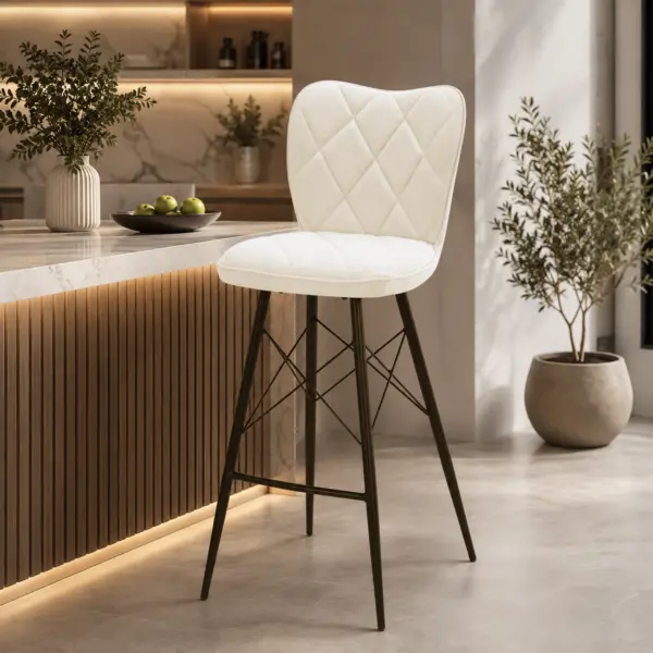 Grace Bar Stool - Beige