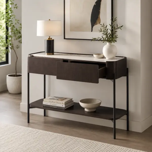 Marmelo Console Table - Brown