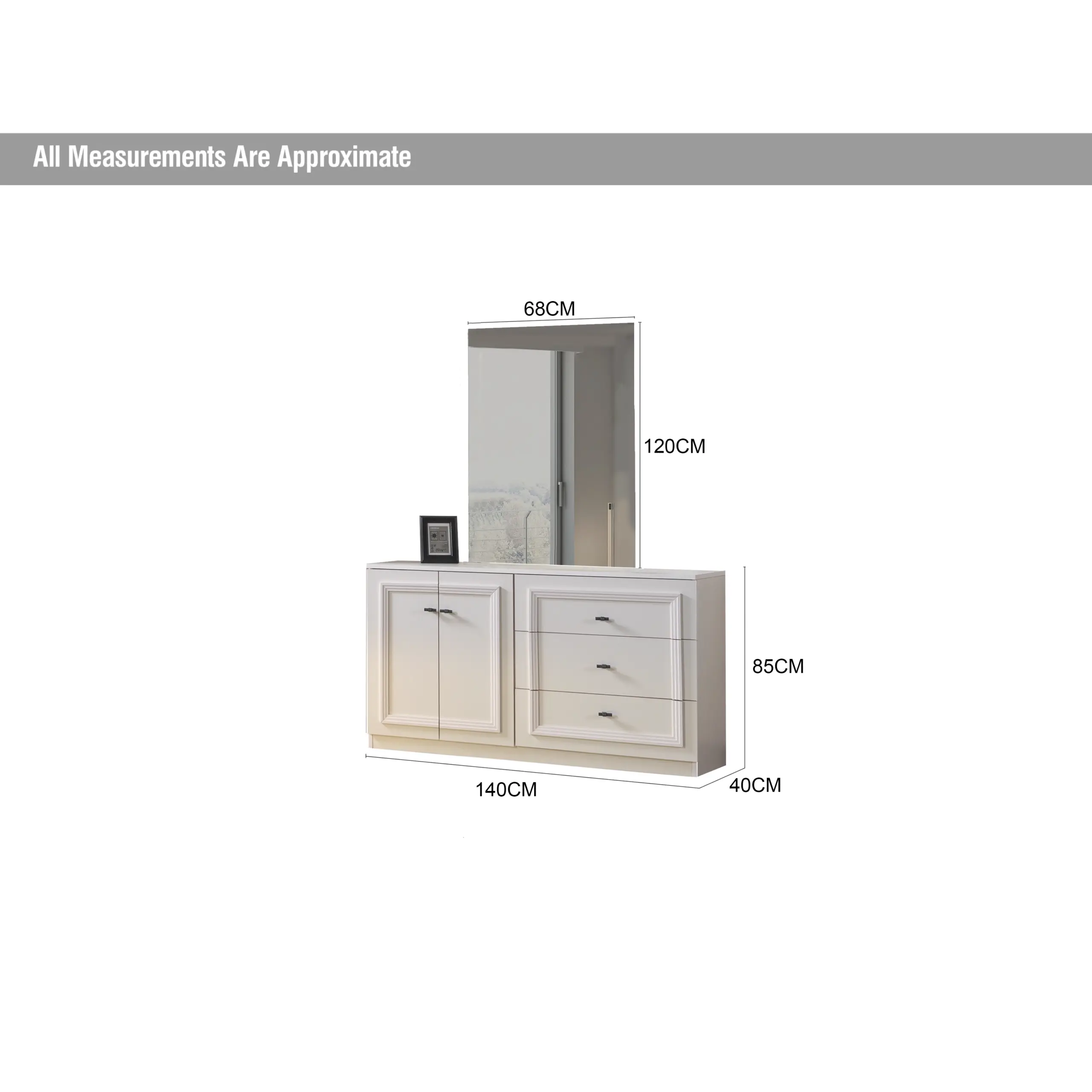 Myra Dresser Mirror Dia 1 United Furniture