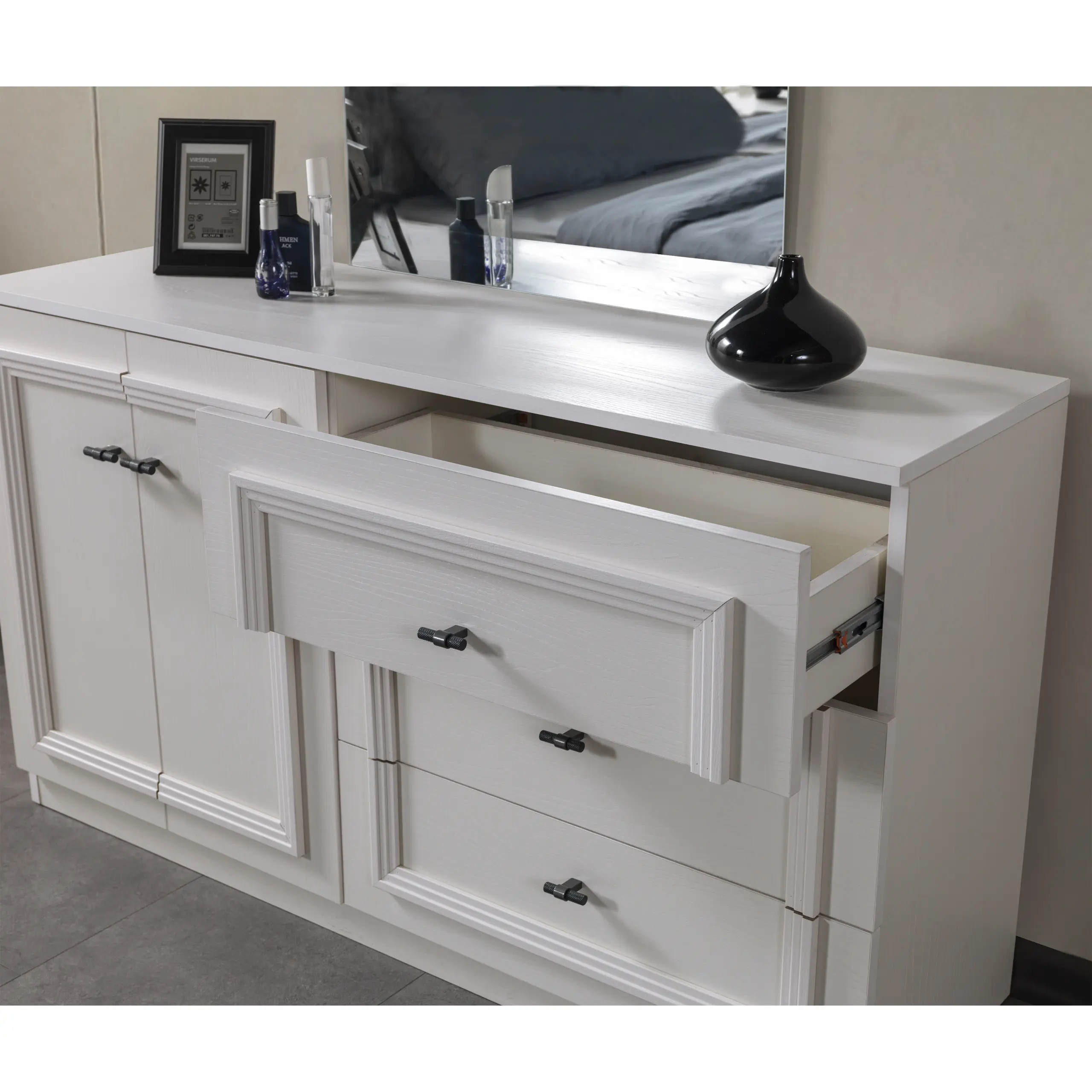 Myra Dresser Mirror Open A United Furniture