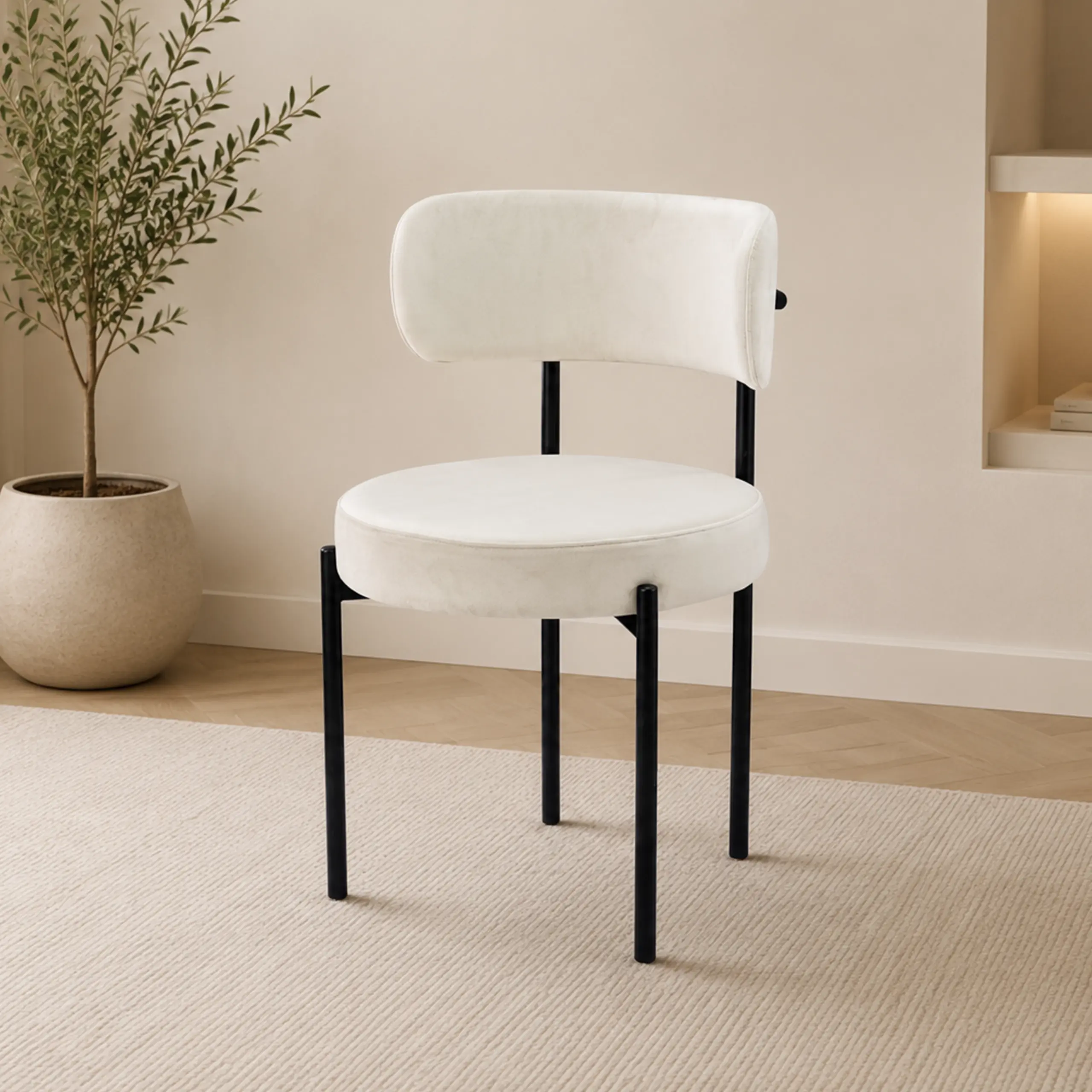 Nordic Dining Chair Black Fram United Furniture