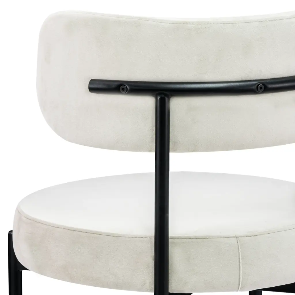 Nordic Dining Chair Black Fram Swatch United Furniture