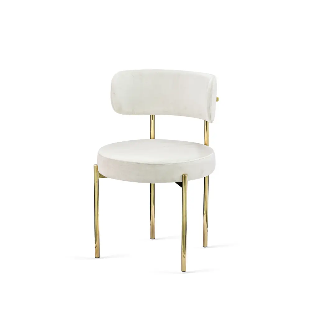 Nordic Dining Chair Gold Fram A United Furniture