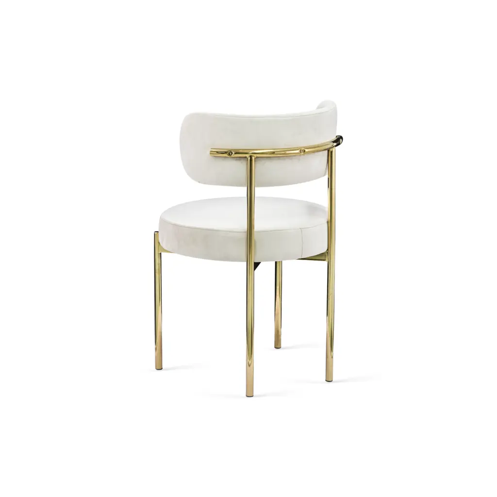 Nordic Dining Chair Gold Fram B United Furniture