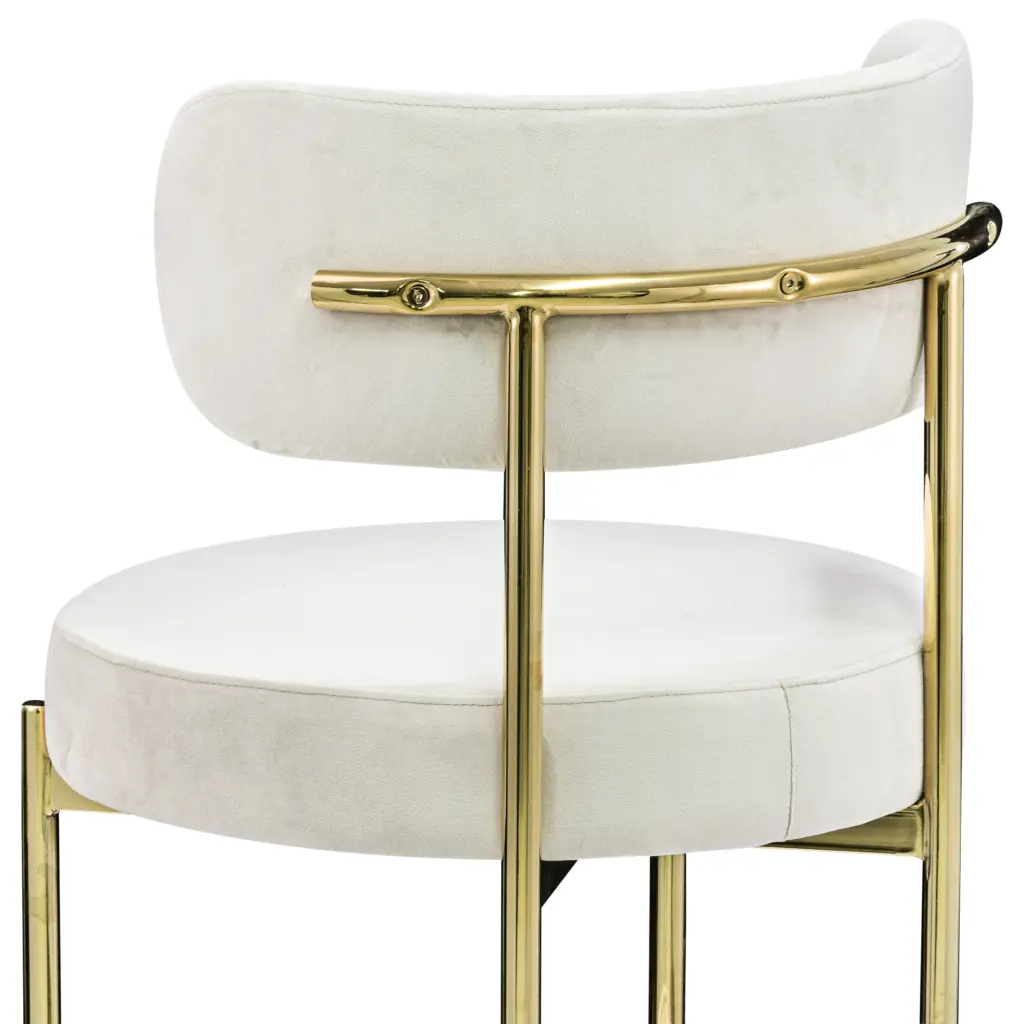 Nordic Dining Chair Gold Fram Swatch United Furniture