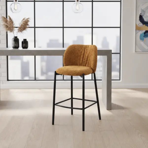 Sammy Bar Stool - Yellow