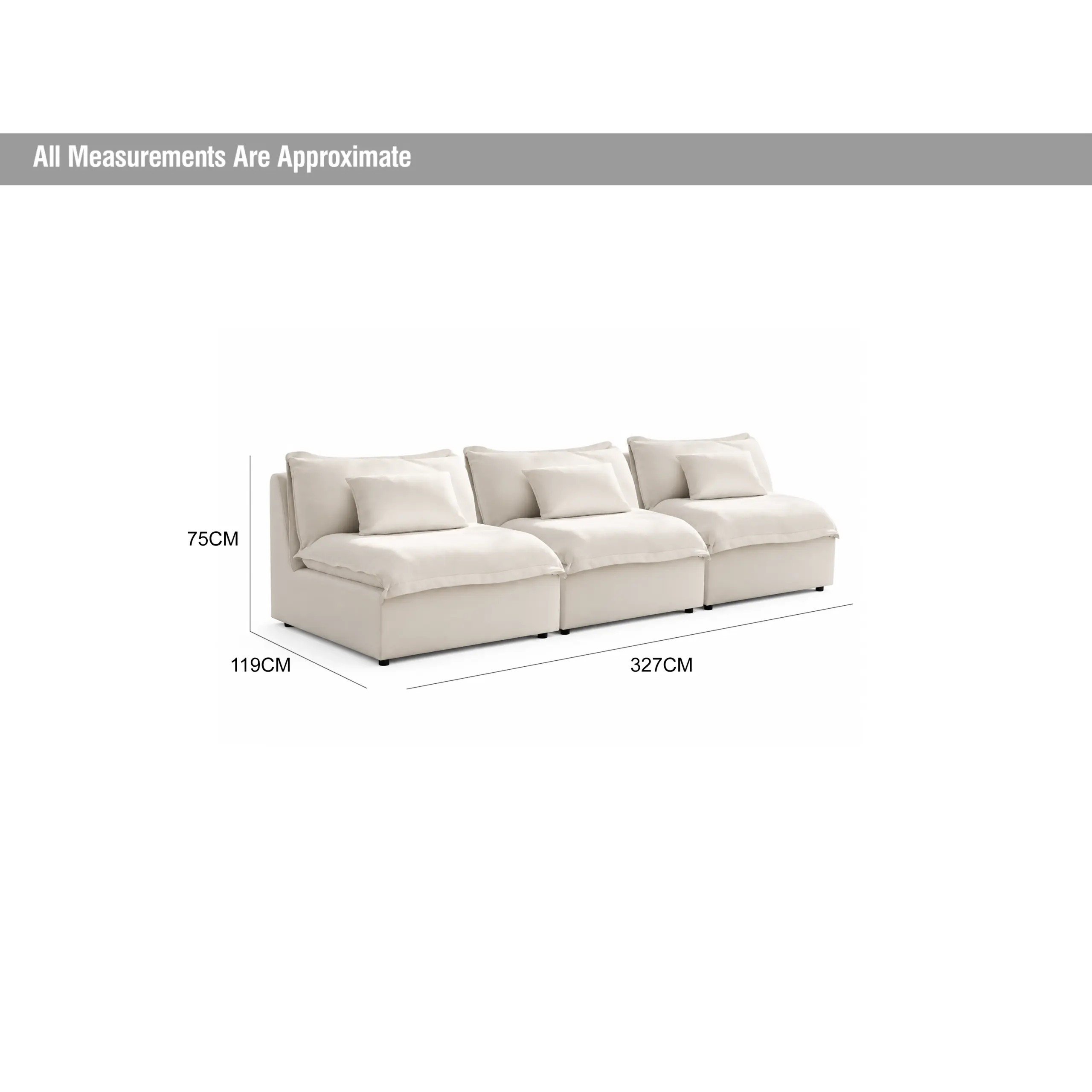 Yara 3 Seater Dia United Furniture